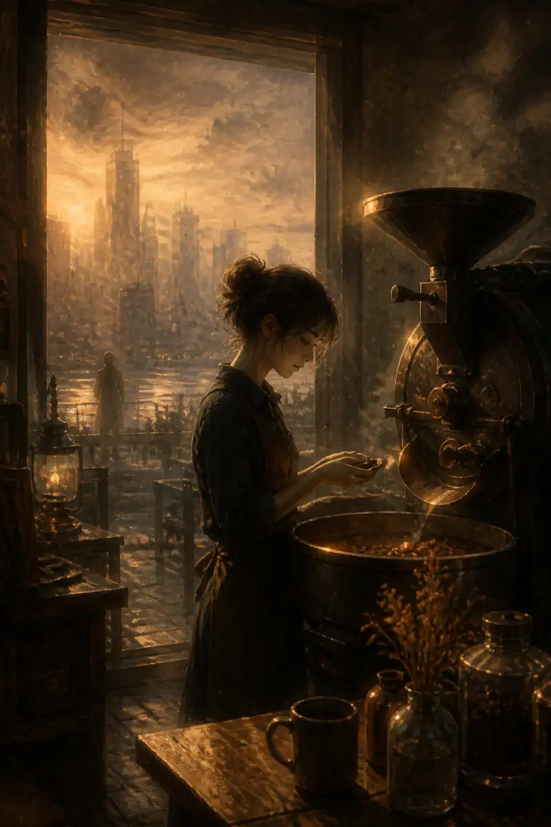 โรงคั่วกาแฟที่กลั่นกรองคำสัญญาในเมืองที่ผู้คนหลงลืมวิธีรอคอย