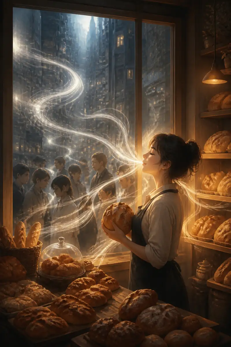 ร้านอบขนมปังจากจังหวะลมหายใจของผู้คนในเมืองที่ไร้เสียง