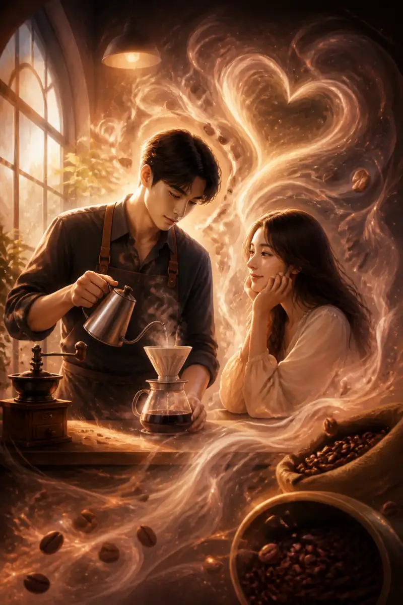 ร้านแบ่งปันจังหวะการเต้นของหัวใจผ่านกลิ่นหอมของเมล็ดกาแฟคั่วบด