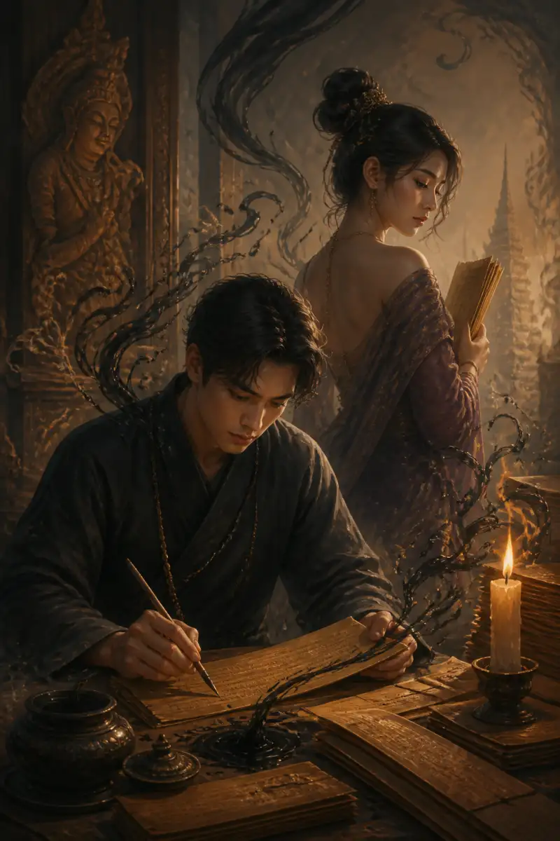 พินัยกรรมแห่งหยดหมึกบนหน้ากระดาษใบลาน