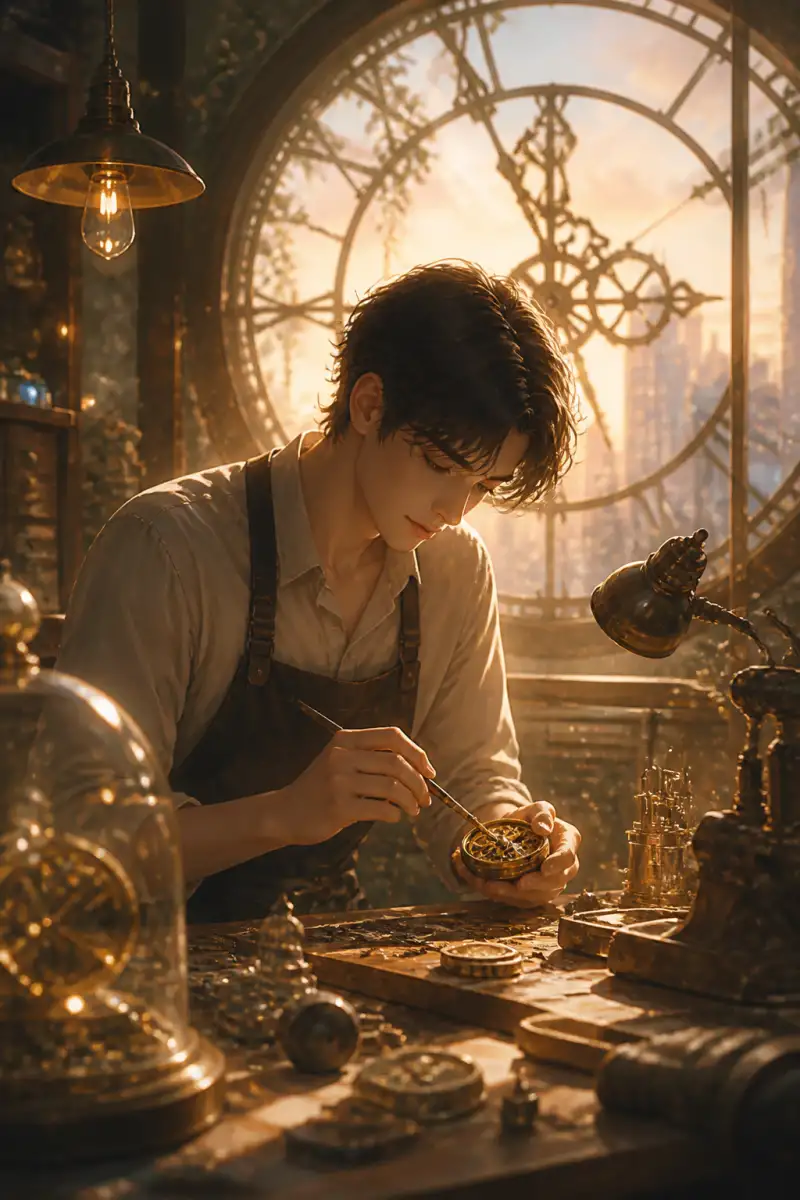 ร้านขัดเงาเศษเสี้ยวประกายสุขจากจังหวะการหมุนของเข็มนาฬิกา